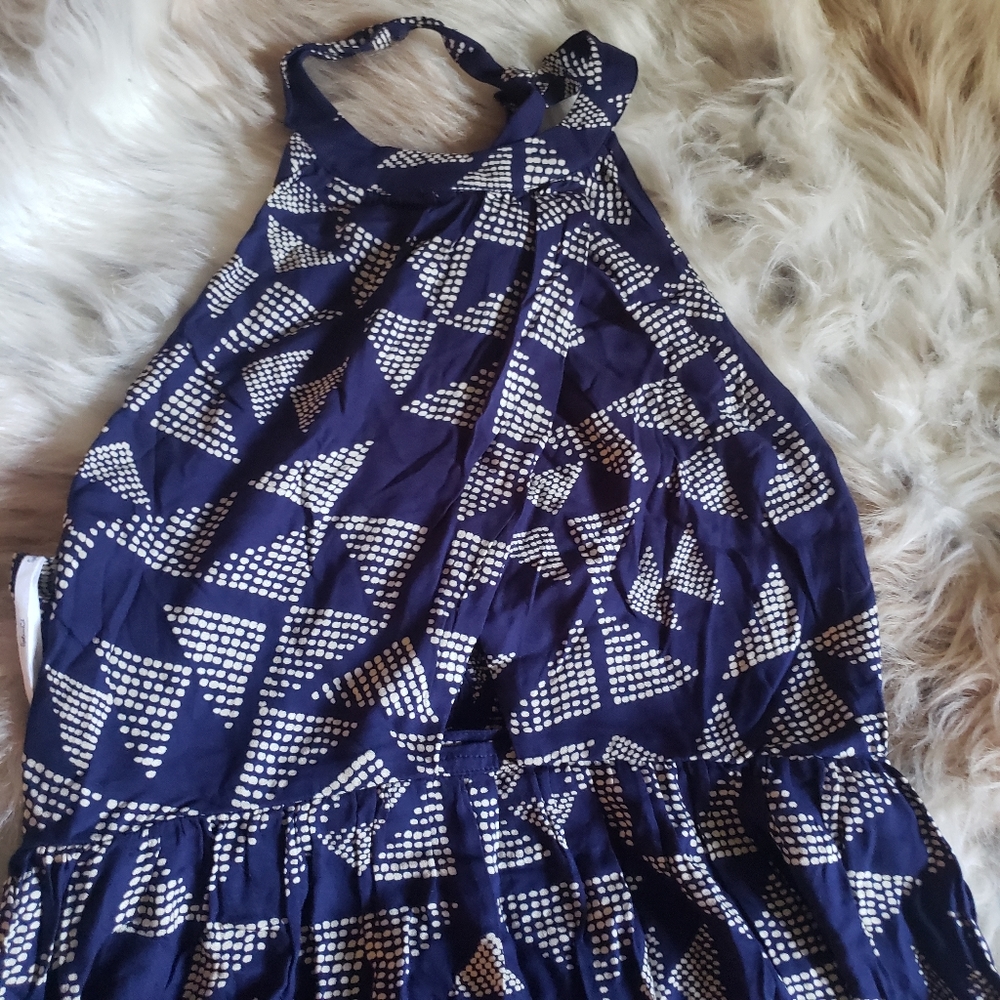 New Sail Print Halter Dress - Picture 9 of 10